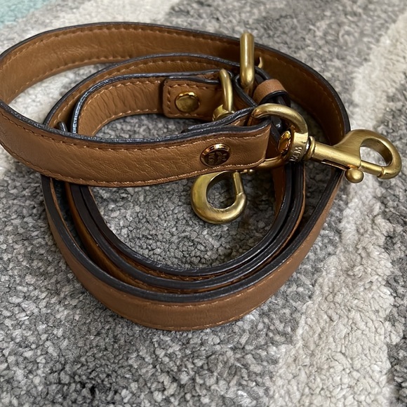 Leather MCM studded bucket bag with sling - Picture 17 of 17